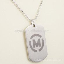 Custom Metal Men Tag Necklace With Your Own Logo